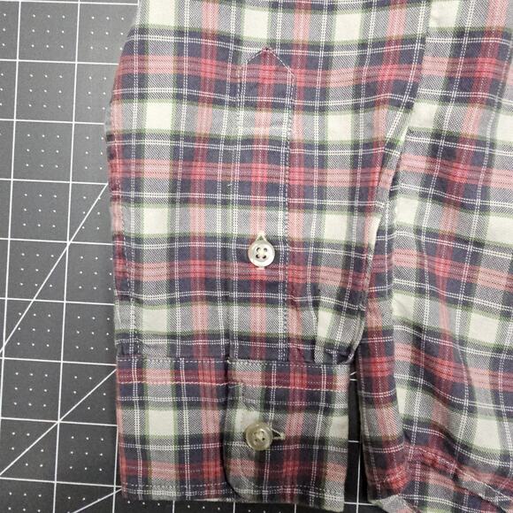 Polo Ralph Lauren Shirt Boys Medium Plaid Button Up Preppy Academia Classic - Picture 3 of 11